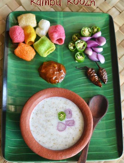 Kambu Koozh Recipe Sharmis Passions&hellip;