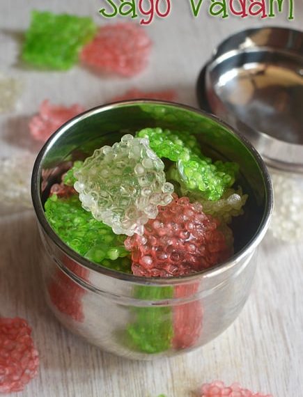 Javvarisi Vadam Recipe | Sago…