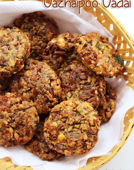 Vazhaipoo Vadai Recipe | Banana&hellip;