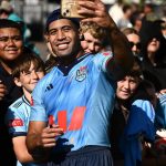 Tolu Koula to make Origin debut at stadium where his parents competed in Sydney Olympics