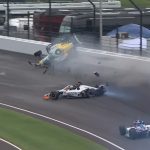 Massive 350kmh crash rocks Indy 500 practice with front-row qualifier Alexander Rossi sent to hospital