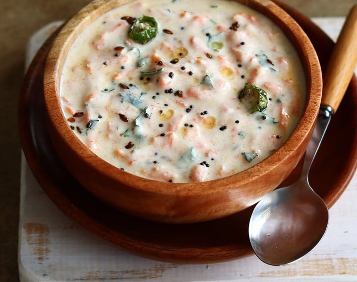 Carrot Raita Recipe | Carrot&hellip;