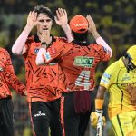 Pat Cummins propels Sunrisers Hyderabad into IPL playoffs after win over Chennai Super Kings