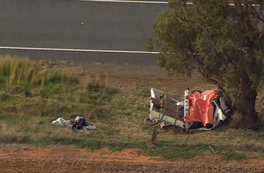 Boy killed, two other teenagers fighting for life after ute hits tree