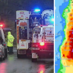 School students rescued from camp as deluge floods two states