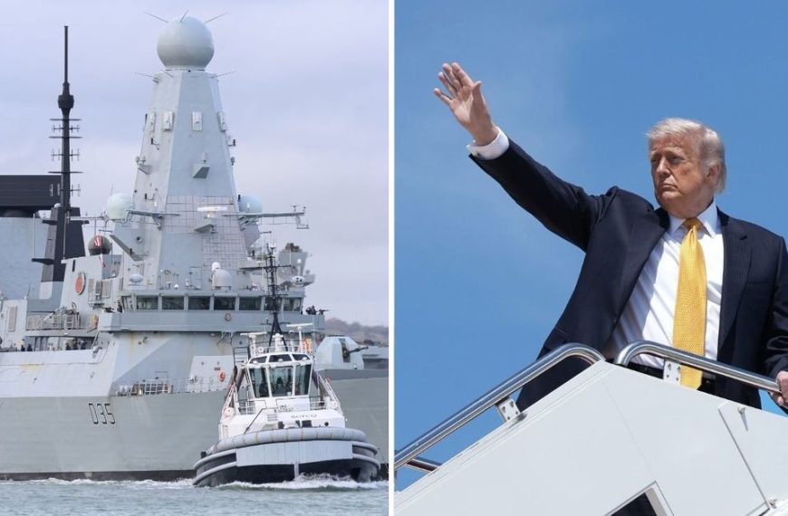UK to send warship, drones to Strait of Hormuz; Sources say Trump close to re-starting bombing; President jets off to China