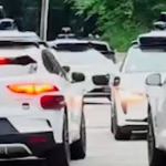 Confused driverless taxis take over streets in American suburb