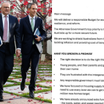 What time; Announcement; Negative gearing changes expected within hours; Up to $300 back at tax time for most workers; Treasurer to flag savings; What to expect