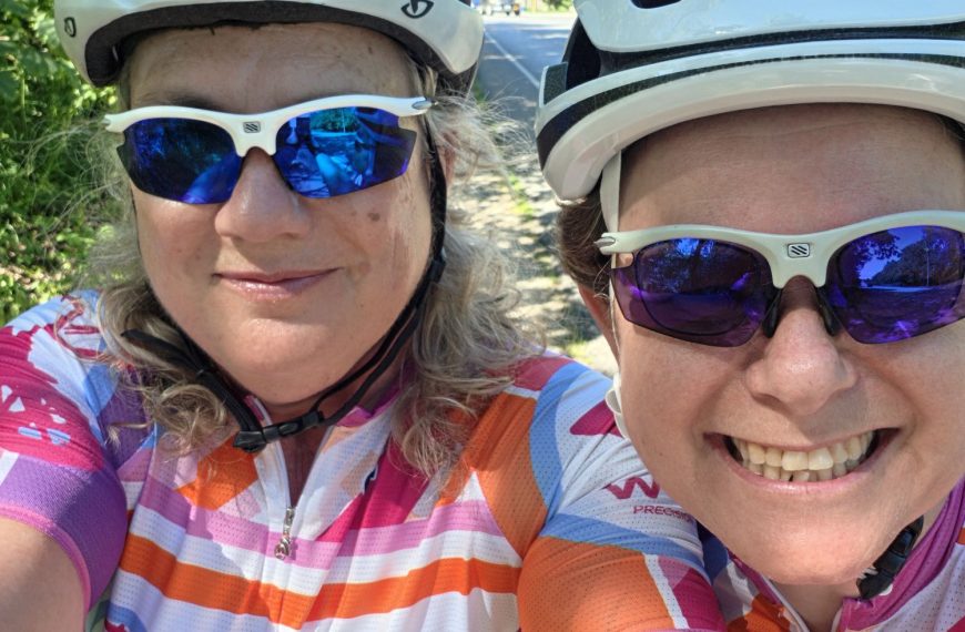 Sam and Sarah (finally) ride again – FIT IS A FEMINIST ISSUE