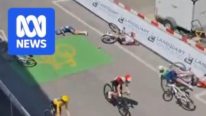 Cyclist Urska Žigart breaks her jaw in horror&hellip;