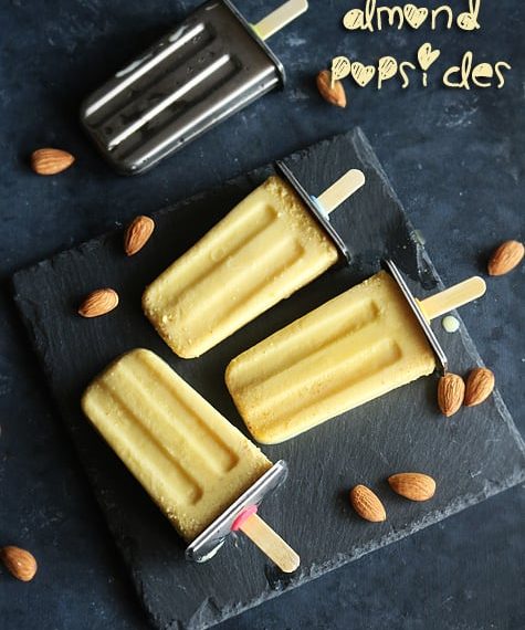 Badam Popsicle Recipe | ALmond Popsicle Recipe