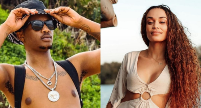 Emtee and Nicole Chinsamy’s Public Fallout Takes New Twist As Rapper Shares Pearl Thusi’s Image