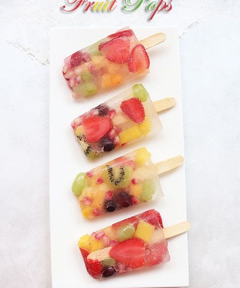 Fruit Popsicle Recipe – Sharmis Passions