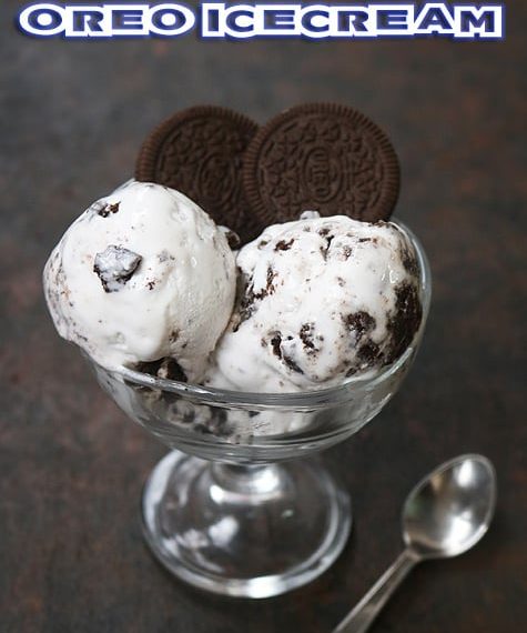Oreo Ice Cream Recipe – Sharmis Passions