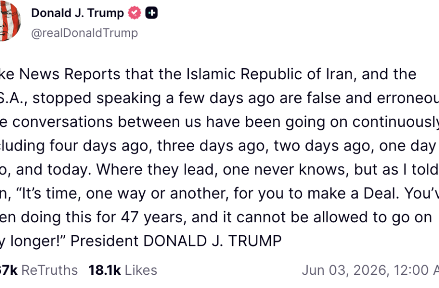 Iran War: Rubio Testimony Raises Questions as to Why Iran Is Bothering With Talks; Intensified Tit-for-Tat Attacks Continue; US Muscles Oman