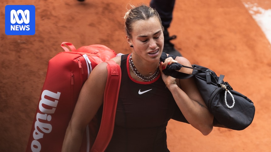 Aryna Sabalenka ‘just wants to quit tennis’ after loss in French Open quarterfinal to Diana Shnaider