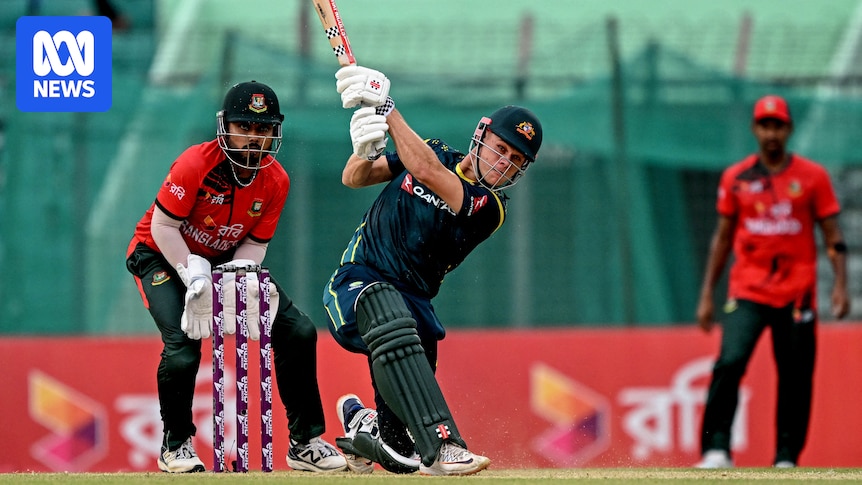 Joel Davies stars in debut for Australia as they down Bangladesh in T20