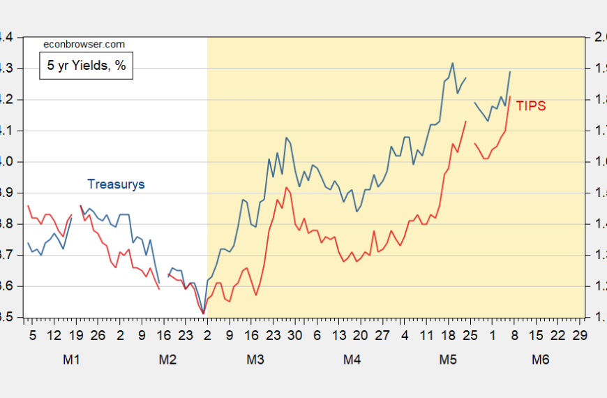 Yield Curve Steepening: Expected Inflation vs. Real Rates (or Something Else)
