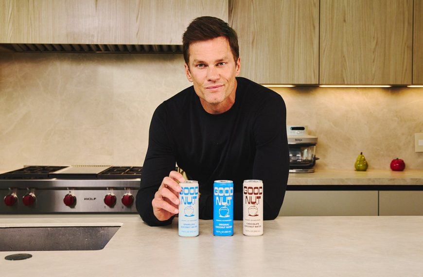 Tom Brady launches Good Nut organic coconut water line with Gopuff
