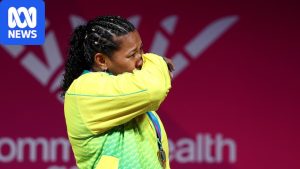 Australian weightlifter Eileen Cikamatana claims emotional Commonwealth Games&hellip;