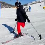 Athlete who only heard about alpine skiing last year training for 2030 Winter Paralympics