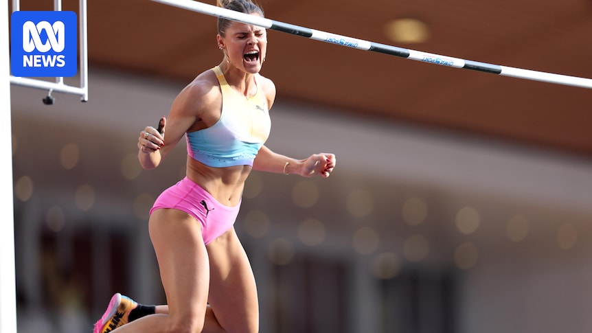 Nina Kennedy sets eyes on magical 5m mark after setting new Australian pole vault record