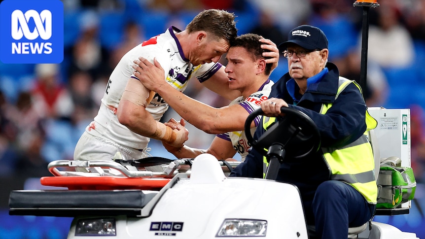 Melbourne Storm’s NRL injury crisis deepens in 14-6 loss to Sydney Roosters, Cronulla Sharks hold on for 20-18 victory over Newcastle Knights