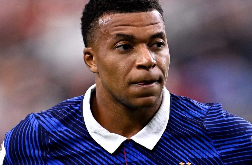 Kylian Mbappe reacts to France’s exit from the World Cup