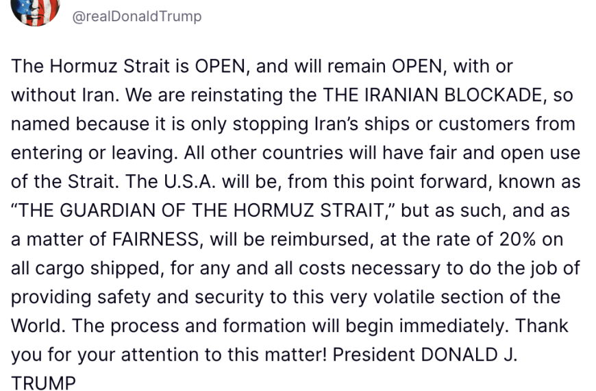 Iran War: Trump Lashes Himself to Strait of Hormuz Mast With Renewed Blockade, Intensified Attacks on Iran; Oil Crunch Worsens as Iran Halt Fujairah Shipments, Houthis Threaten to Close Bab el-Mandeb