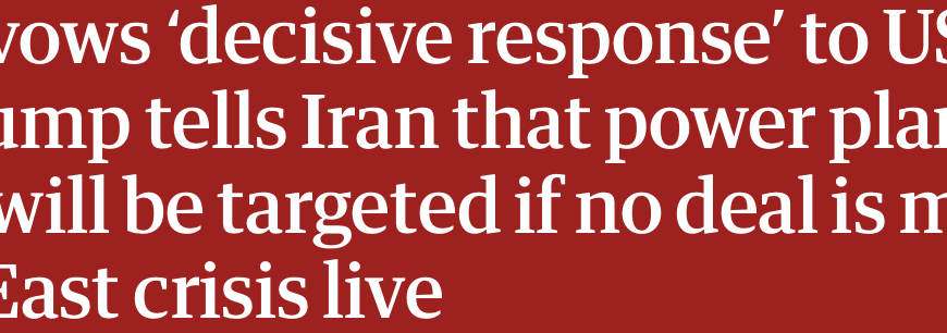 Iran War: Trump TACOs on Strait of Hormuz Fee as Blockade Starts but Again Threatens to Attack Iran Energy and Critical Infrastructure as Iran Warns of Closure of Bab el-Mandeb, Destruction of Gulf State Energy Production