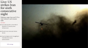 Iran War: US Sixth Wave of Escalation Strikes&hellip;