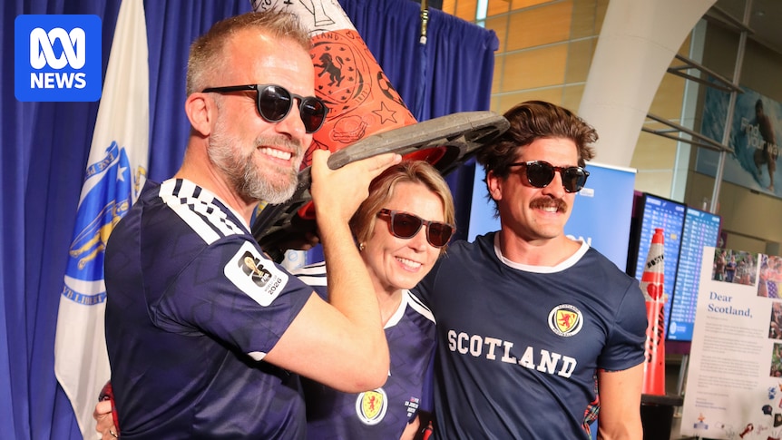 Scottish traffic cone gets formal Boston welcome after Scots fans’ World Cup adventures