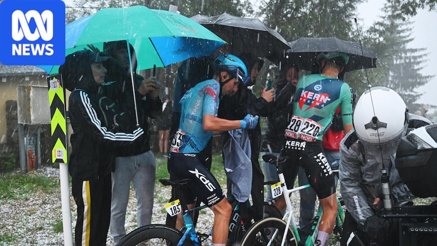 Vuelta a España third stage cancelled after hailstorm hits French Pyrenees