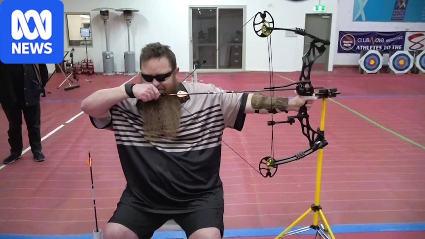Vision-impaired archer aims for world stage in new sport