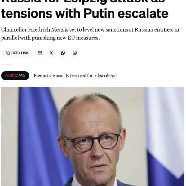 The Ukrainization of Europe Picks Up Steam