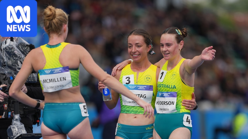 Jemima Montag leads 10,000m walk podium sweep after ‘selfish’ race behind Lizzy McMillen