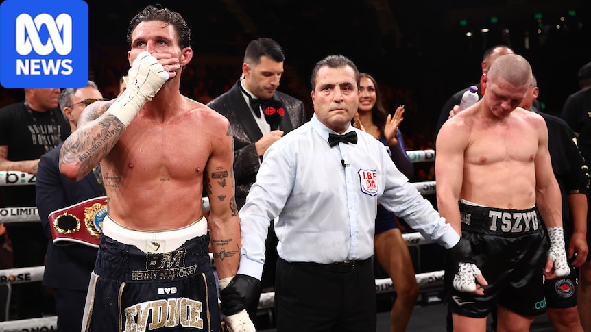 Nikita Tszyu and Ben Mahoney’s camps exchange verbal barbs after controversial draw