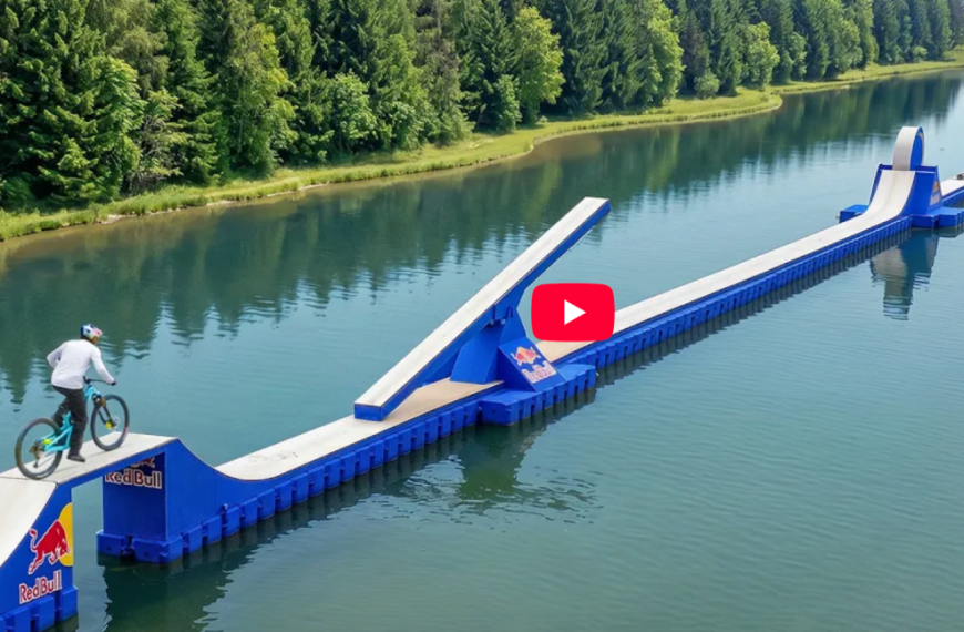 Biking over water? Yes, it seems it’s possible (if you’re Danny MacAskill) – FIT IS A FEMINIST ISSUE