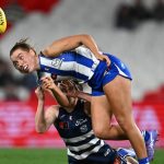 North Melbourne AFLW player Mia King out for season after spinal fusion surgery