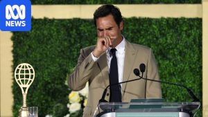 Roger Federer gets emotional at induction to International&hellip;