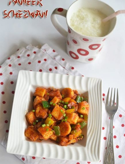 Schezwan Paneer Recipe – Sharmis Passions