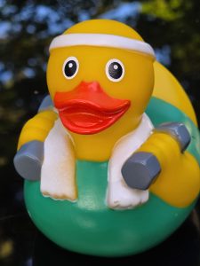 Sam and her fitness duck! – FIT IS&hellip;