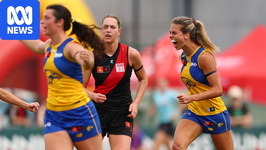 West Coast Eagles keep Essendon winless in AFLW, Western Bulldogs put Port Adelaide on the brink