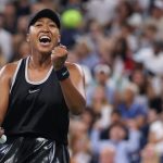 Naomi Osaka overcomes Achilles issue to advance at US Open, apologises to children after win