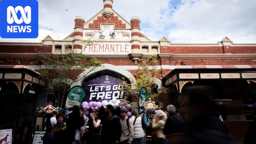 Fremantle awash with purple as fans count down to Dockers grand final