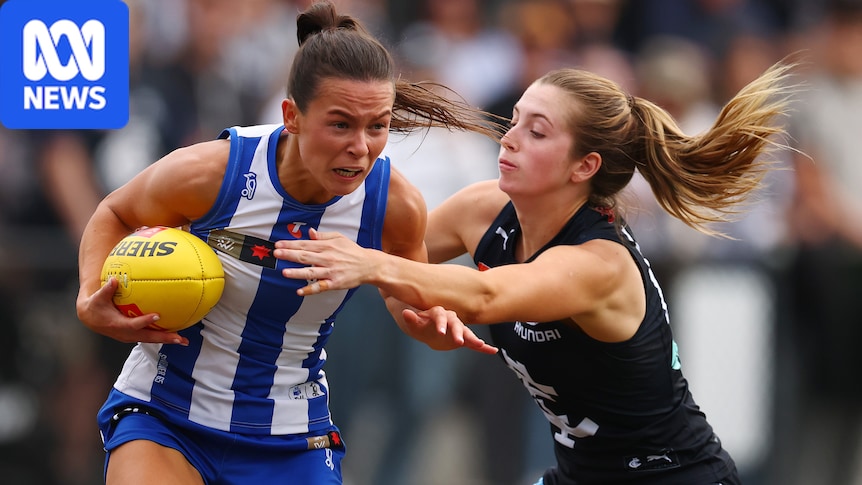 Kangaroos survive Blues scare to keep AFLW record alive with 10-point win