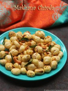 Makhana Chivda Recipe – Sharmis Passions