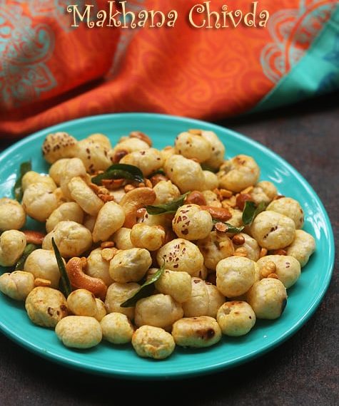 Makhana Chivda Recipe – Sharmis Passions