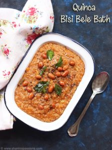 Sambar Quinoa | Quinoa Bisi Bele Bath Recipe