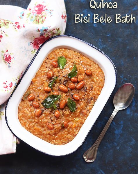 Sambar Quinoa | Quinoa Bisi Bele Bath Recipe